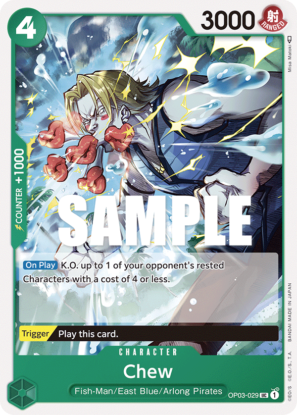 Chew OP03-029 One Piece Card Game
