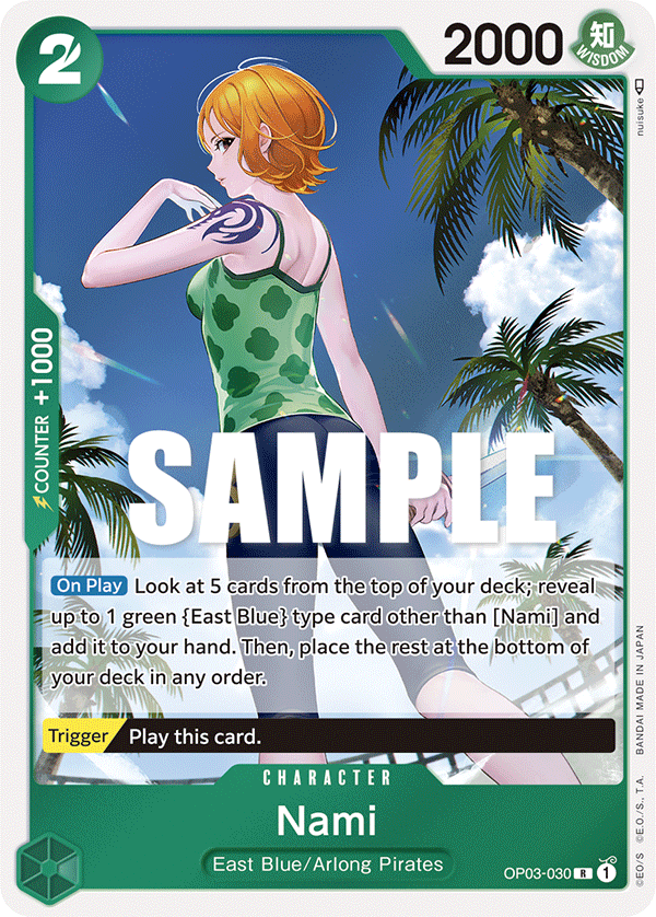 Nami OP03-030 One Piece Card Game