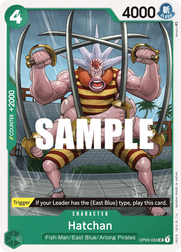 Hatchan [Tournament] JP OP03-033 One Piece Card Game