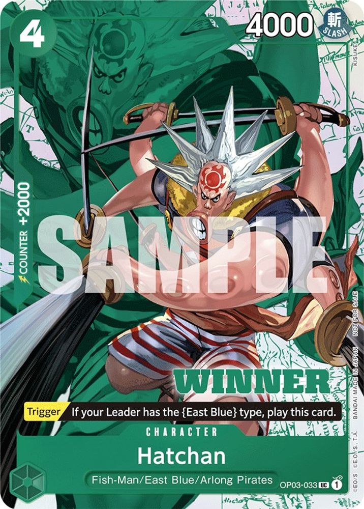 Hatchan [Winner] OP03-033 One Piece Card Game