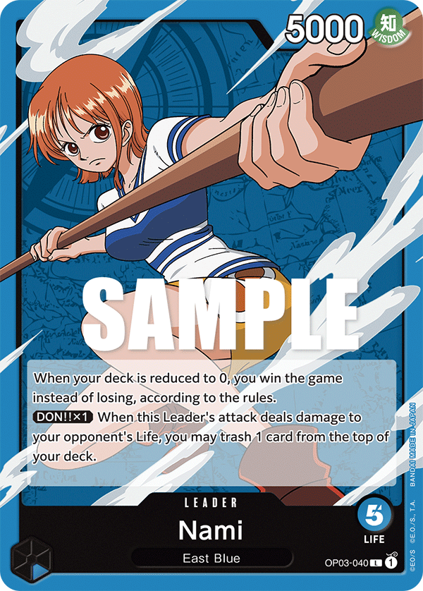 Nami [Alternate Art] JP OP03-040 One Piece Card Game