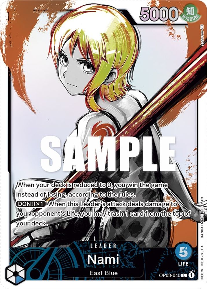 Nami [Alternate Art] OP03-040 One Piece Card Game