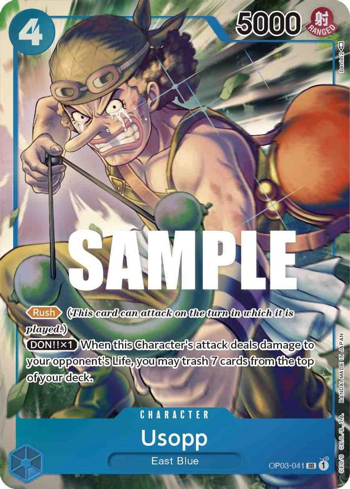 Usopp [Alternate Art] OP03-041 One Piece Card Game