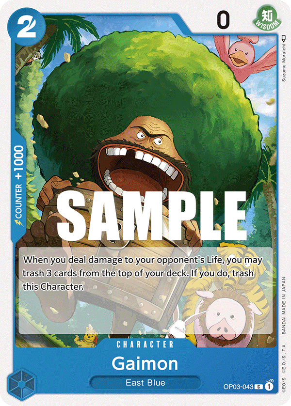 Gaimon OP03-043 One Piece Card Game