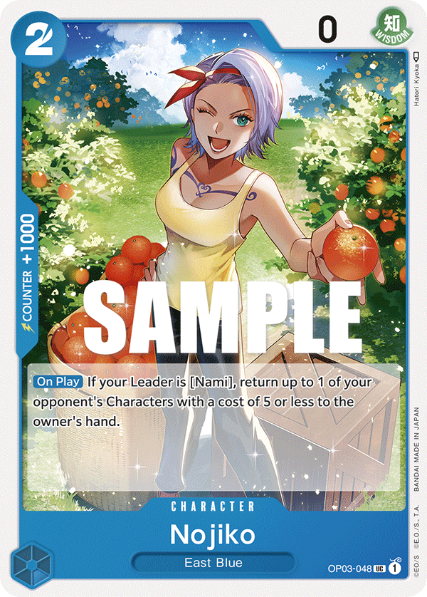 Nojiko [Pre-Release] OP03-048 One Piece Card Game
