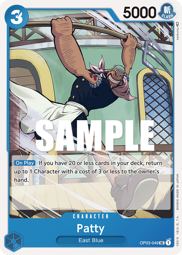 Patty [Pre-Release] OP03-049 One Piece Card Game