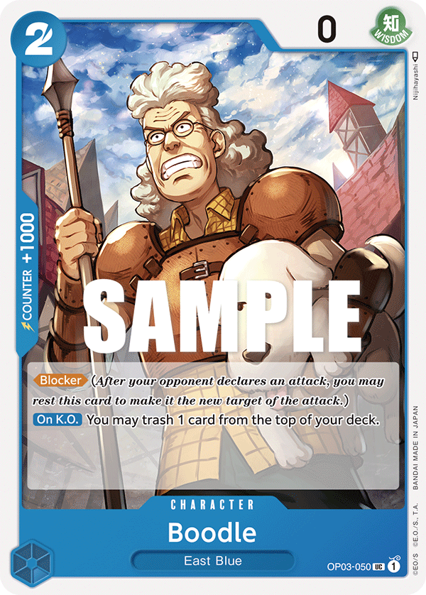 Boodle OP03-050 One Piece Card Game