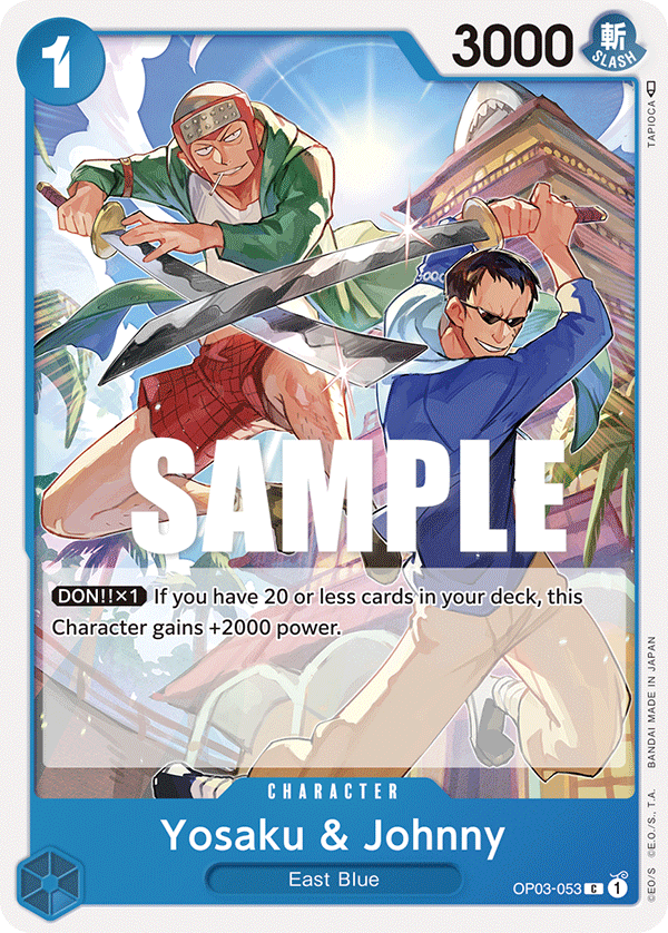Yosaku &amp; Johnny OP03-053 One Piece Card Game