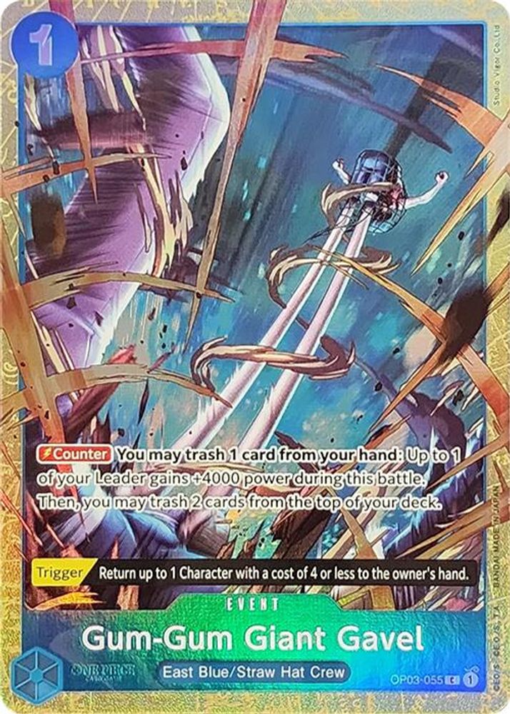 Gum-Gum Giant Gavel [Best Selection Vol. 2] OP03-055 One Piece Card Game