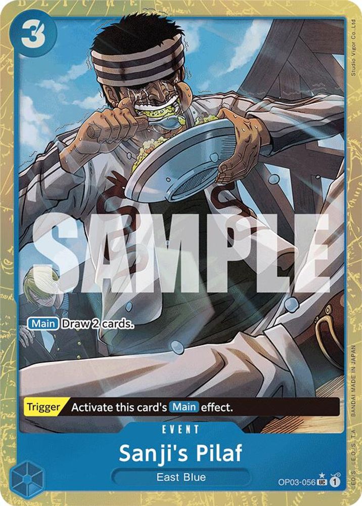 Sanji's Pilaf [Alternate Art PRB01] OP03-056 One Piece Card Game