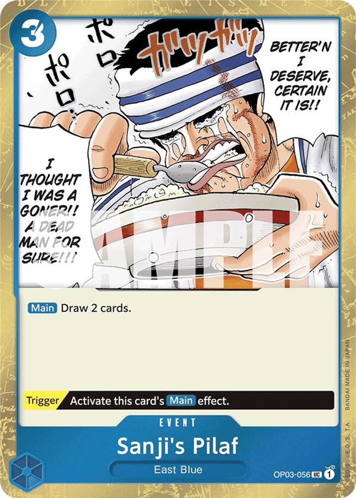 Sanji's Pilaf [Jolly Roger Foil PRB01] OP03-056 One Piece Card Game