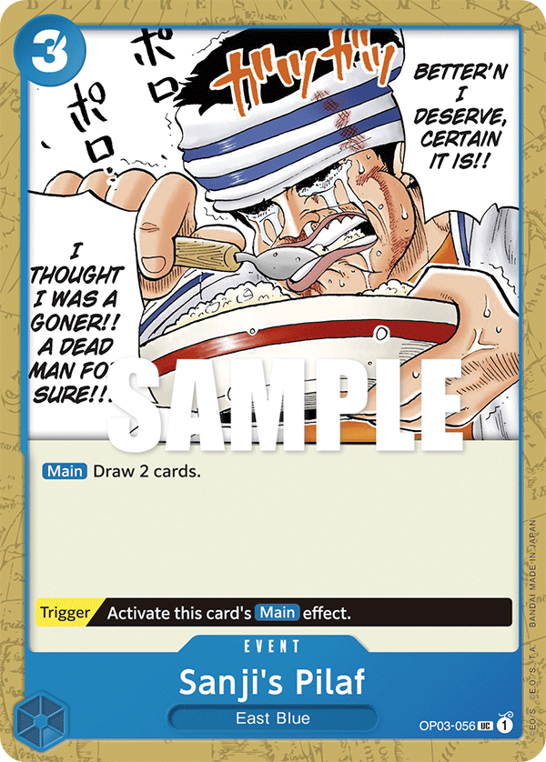 Sanji's Pilaf [Pre-Release] OP03-056 One Piece Card Game