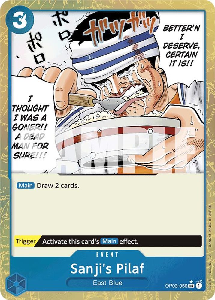 Sanji's Pilaf [Textured Foil PRB01] OP03-056 One Piece Card Game