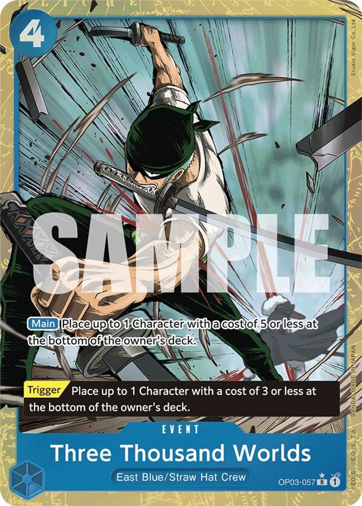 Three Thousand Worlds [Alternate Art PRB01] OP03-057 One Piece Card Game