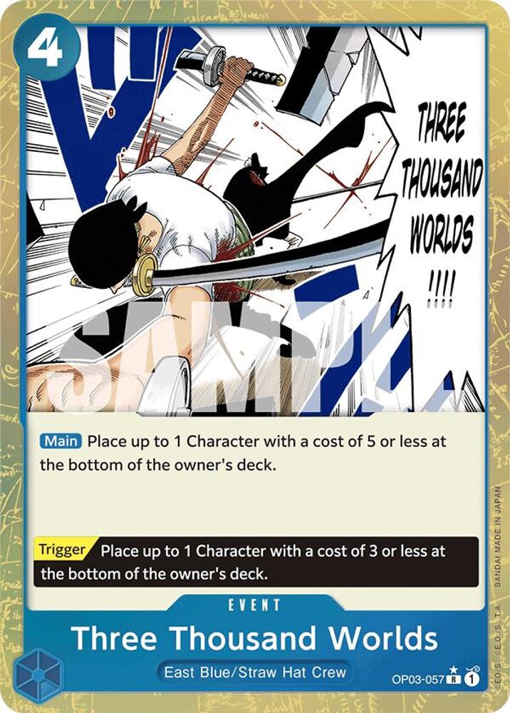 Three Thousand Worlds [Textured Foil PRB01] OP03-057 One Piece Card Game