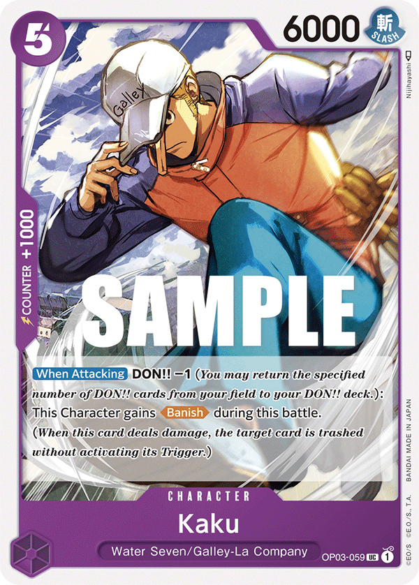 Kaku OP03-059 One Piece Card Game