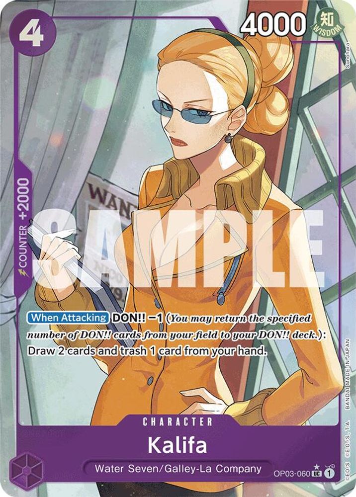 Kalifa [Full Art PRB01] OP03-060 One Piece Card Game