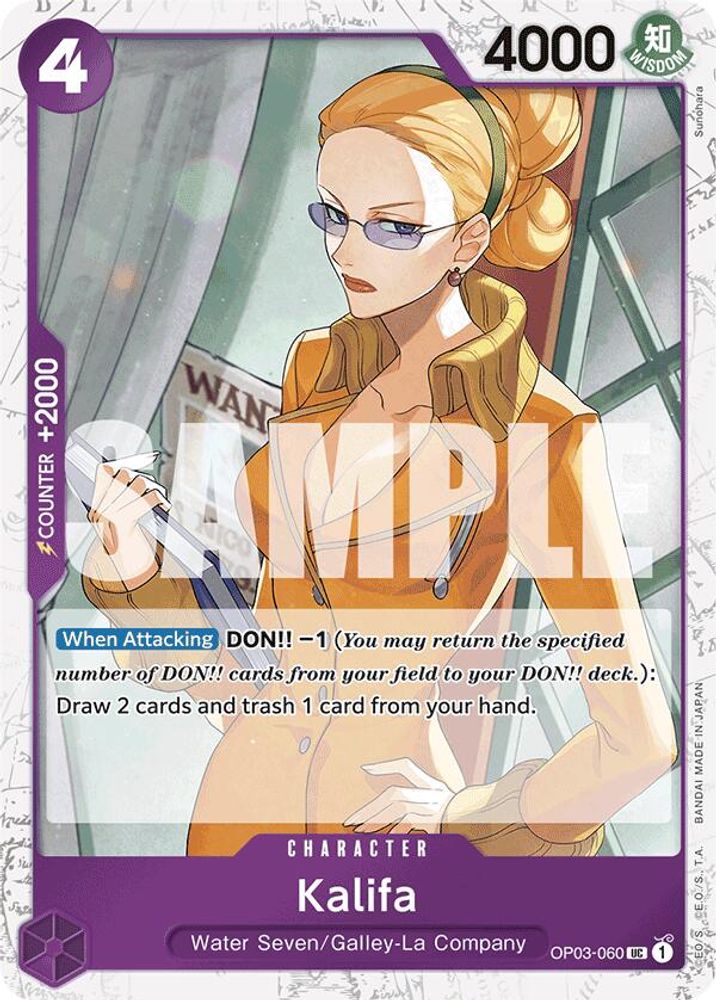 Kalifa [Jolly Roger Foil PRB01] OP03-060 One Piece Card Game