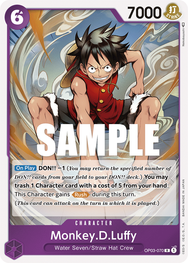 Monkey.D.Luffy [Judge] JP OP03-070 One Piece Card Game