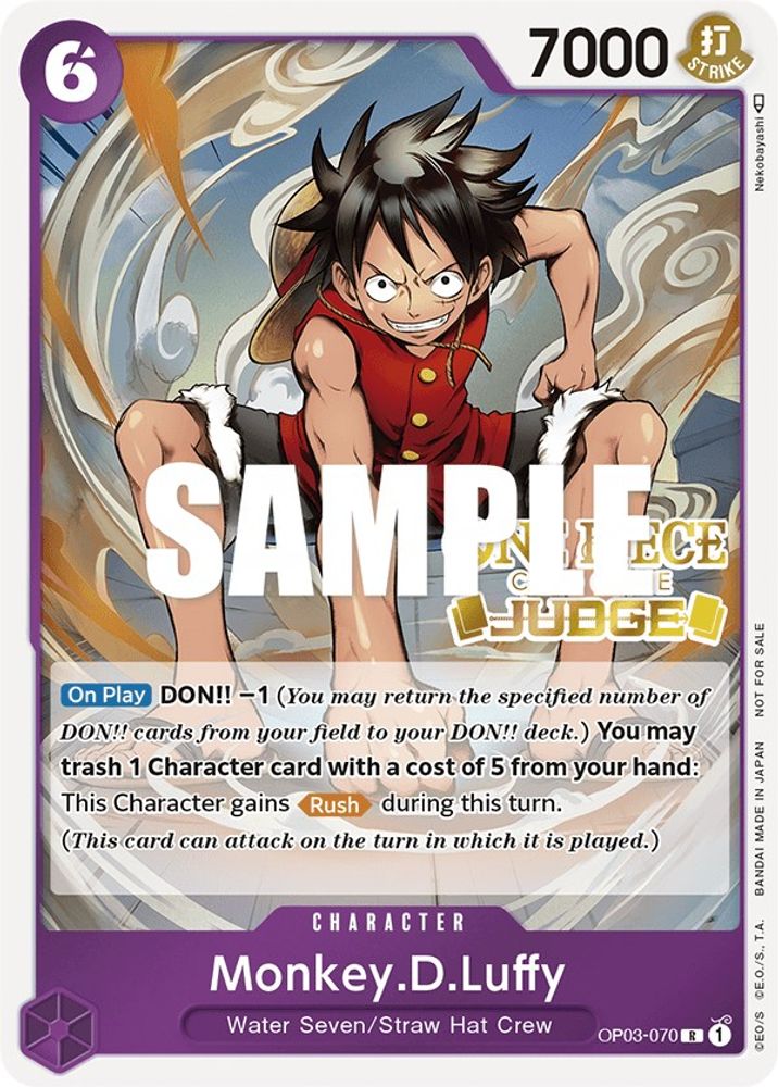 Monkey.D.Luffy [Judge] OP03-070 One Piece Card Game