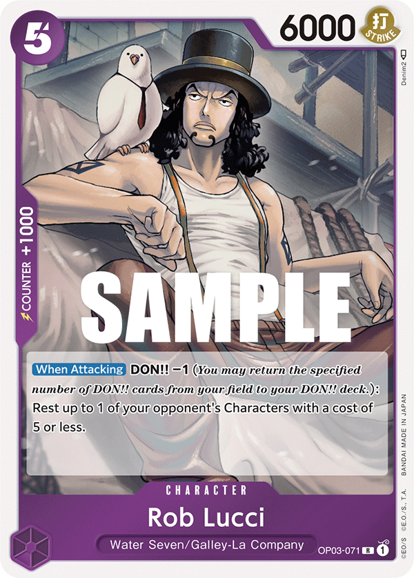 Rob Lucci OP03-071 One Piece Card Game