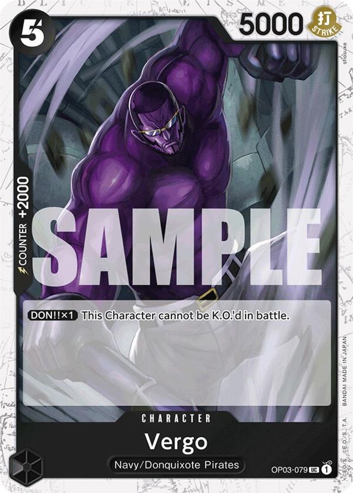 Vergo [Jolly Roger Foil PRB01] OP03-079 One Piece Card Game