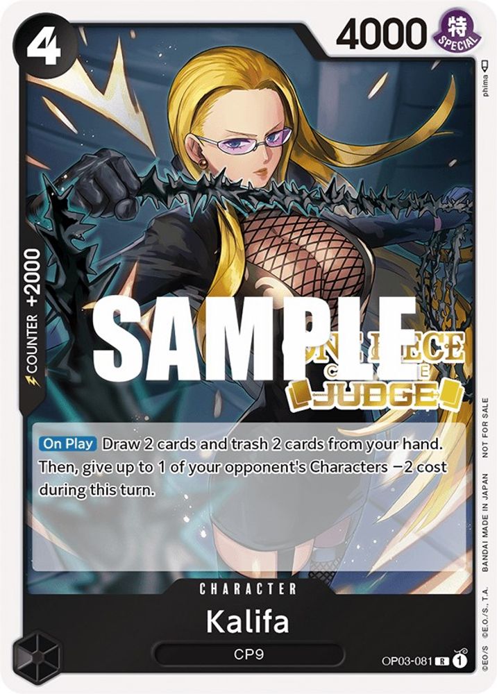 Kalifa [Judge] OP03-081 One Piece Card Game