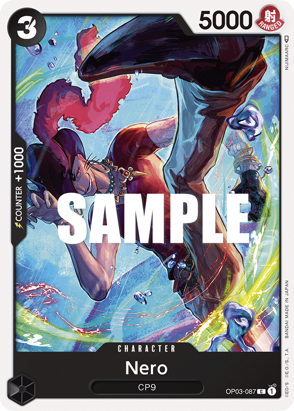 Nero [Pre-Release] OP03-087 One Piece Card Game