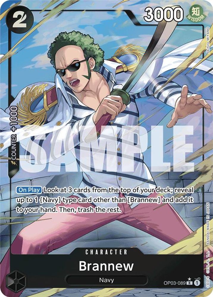 Brannew [Alternate Art Foil PRB01] OP03-089 One Piece Card Game