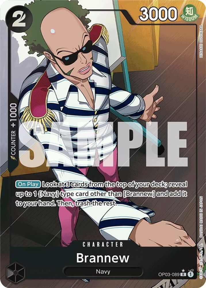 Brannew [Full Art PRB01] OP03-089 One Piece Card Game