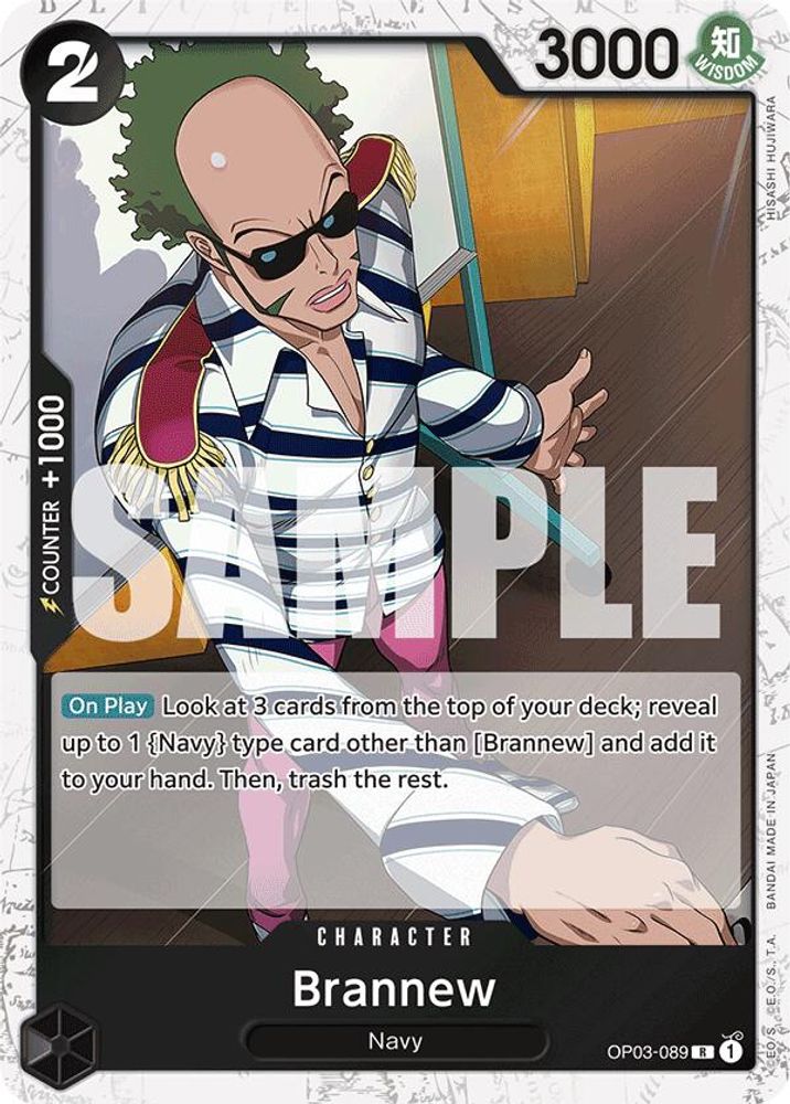 Brannew [Jolly Roger Foil PRB01] OP03-089 One Piece Card Game
