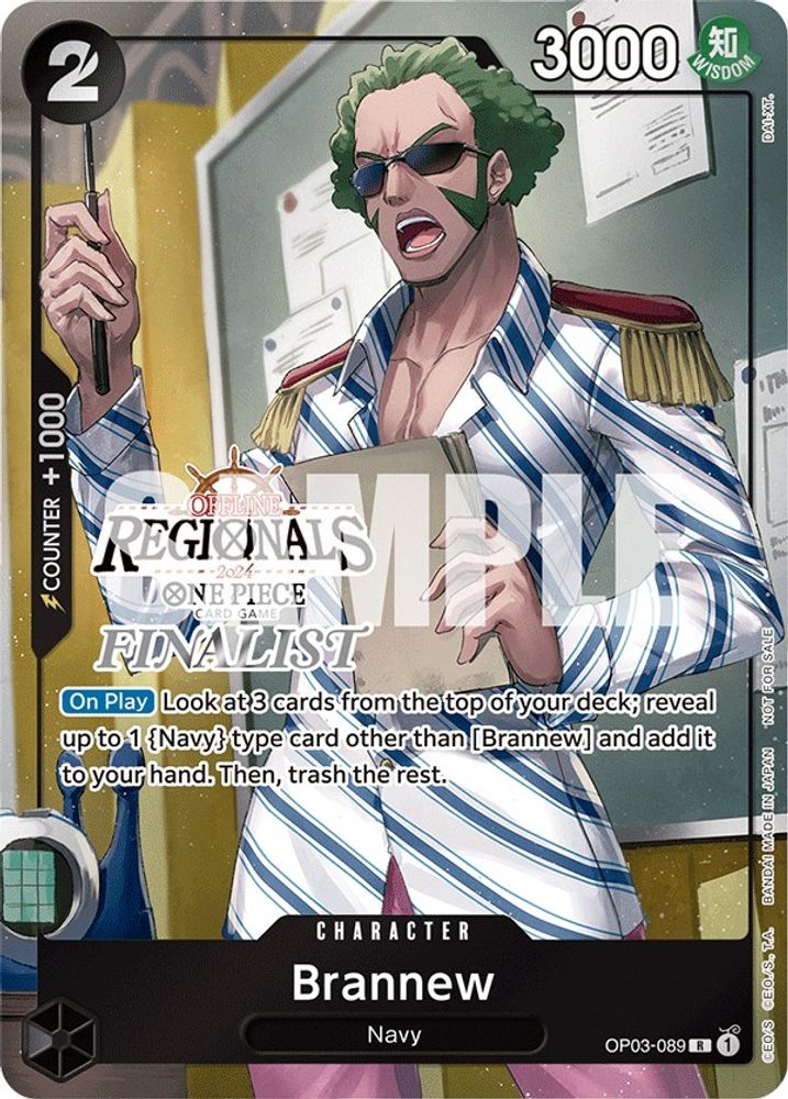 Brannew [Offline Finalist] OP03-089 One Piece Card Game