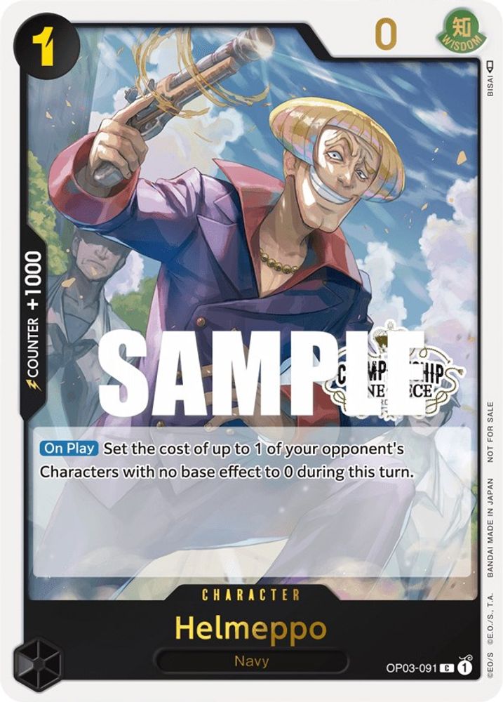 Helmeppo [Store Championship] OP03-091 One Piece Card Game