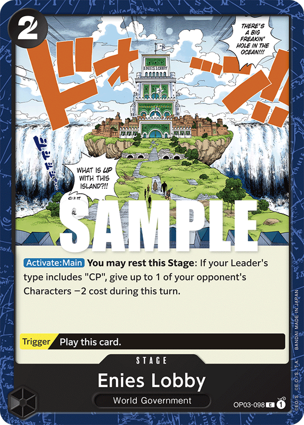 Enies Lobby OP03-098 One Piece Card Game
