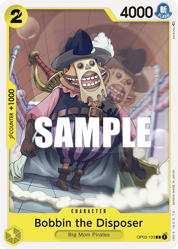 Bobbin the Disposer OP03-103 One Piece Card Game