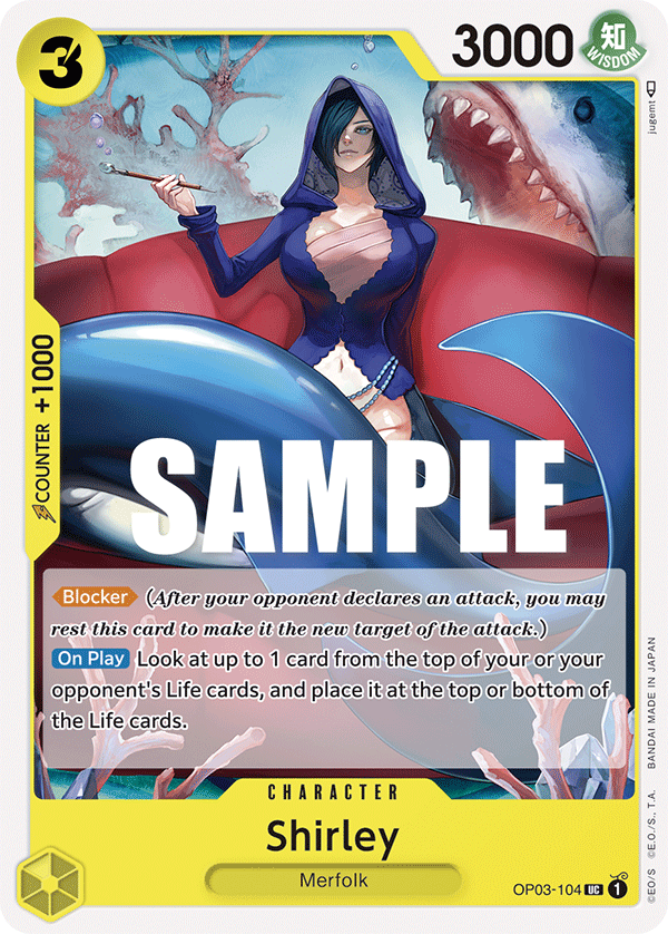 Shirley [Pre-Release] OP03-104 One Piece Card Game