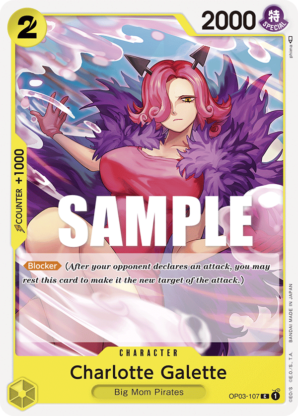 Charlotte Galette OP03-107 One Piece Card Game