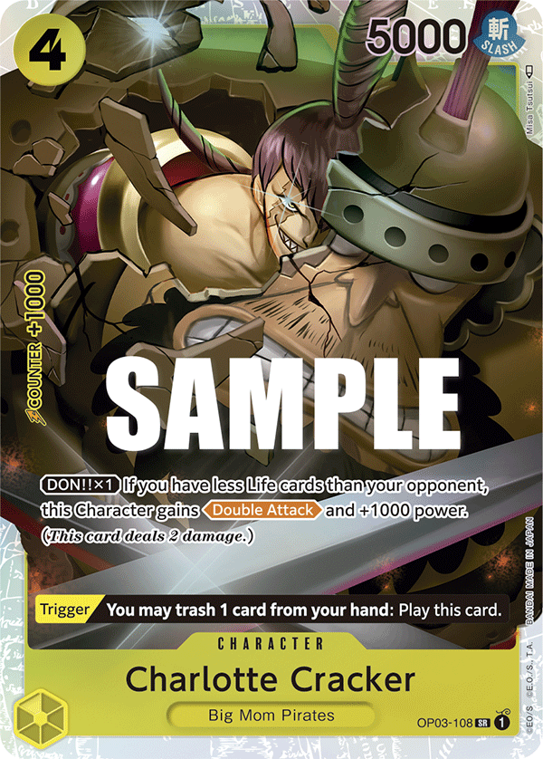 Charlotte Cracker OP03-108 One Piece Card Game