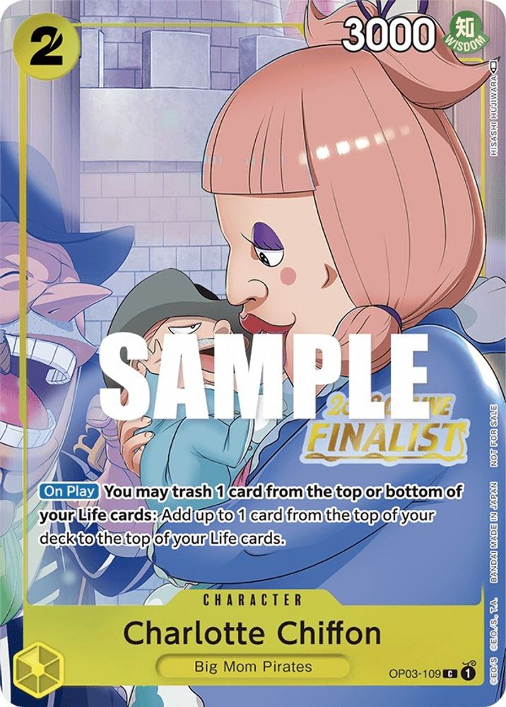 Charlotte Chiffon [Online Finalist] OP03-109 One Piece Card Game