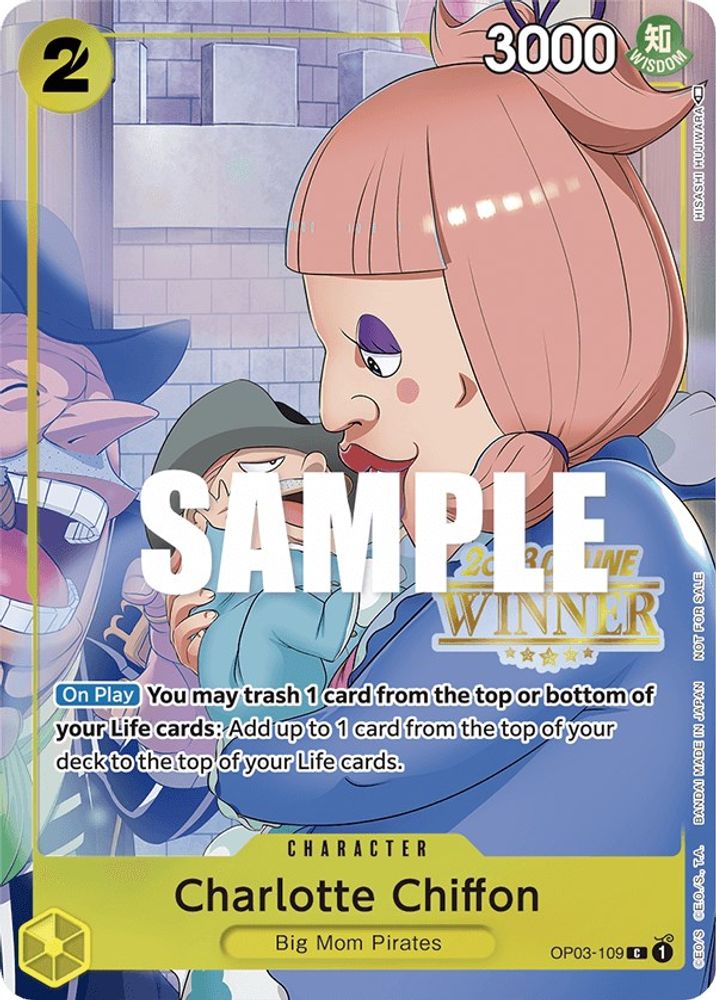 Charlotte Chiffon [Online] OP03-109 One Piece Card Game