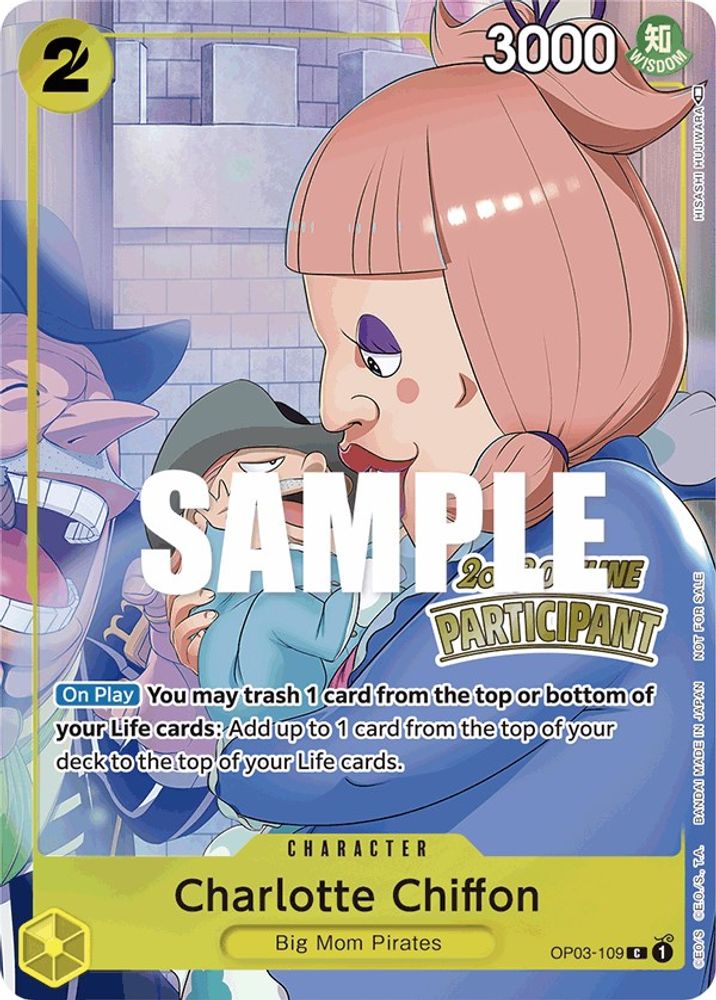 Charlotte Chiffon [Participant] OP03-109 One Piece Card Game