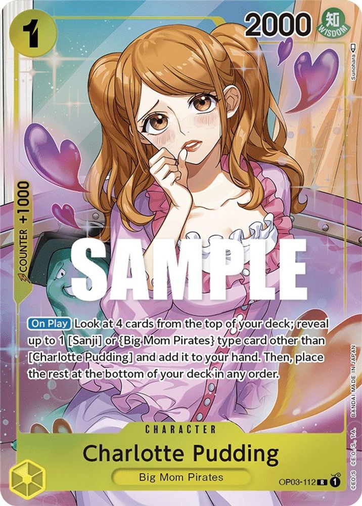 Charlotte Pudding [Alternate Art] OP03-112 One Piece Card Game