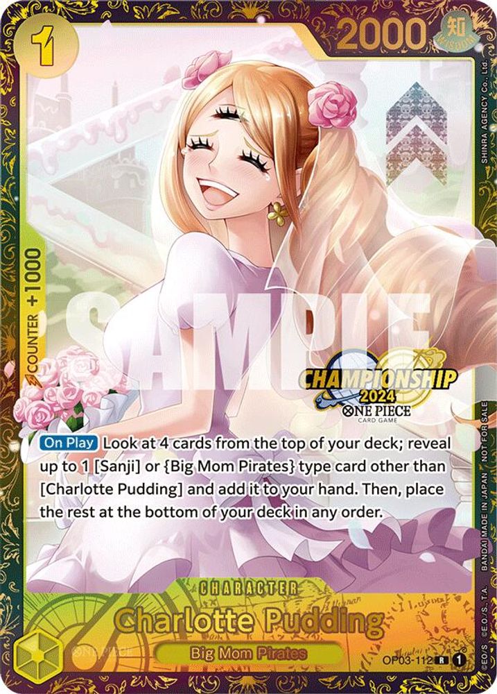 Charlotte Pudding [Championship 2024] OP03-112 One Piece Card Game