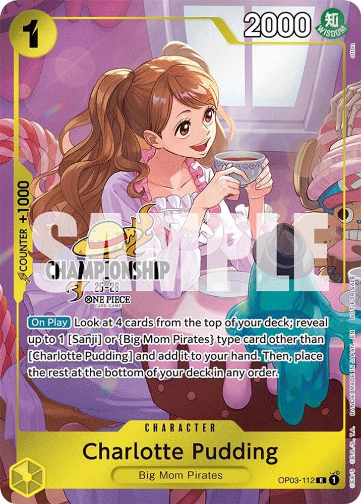 Charlotte Pudding [Championship 25-26] OP03-112 One Piece Card Game