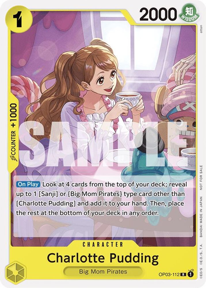 Charlotte Pudding [Tournament Pack] OP03-112 One Piece Card Game