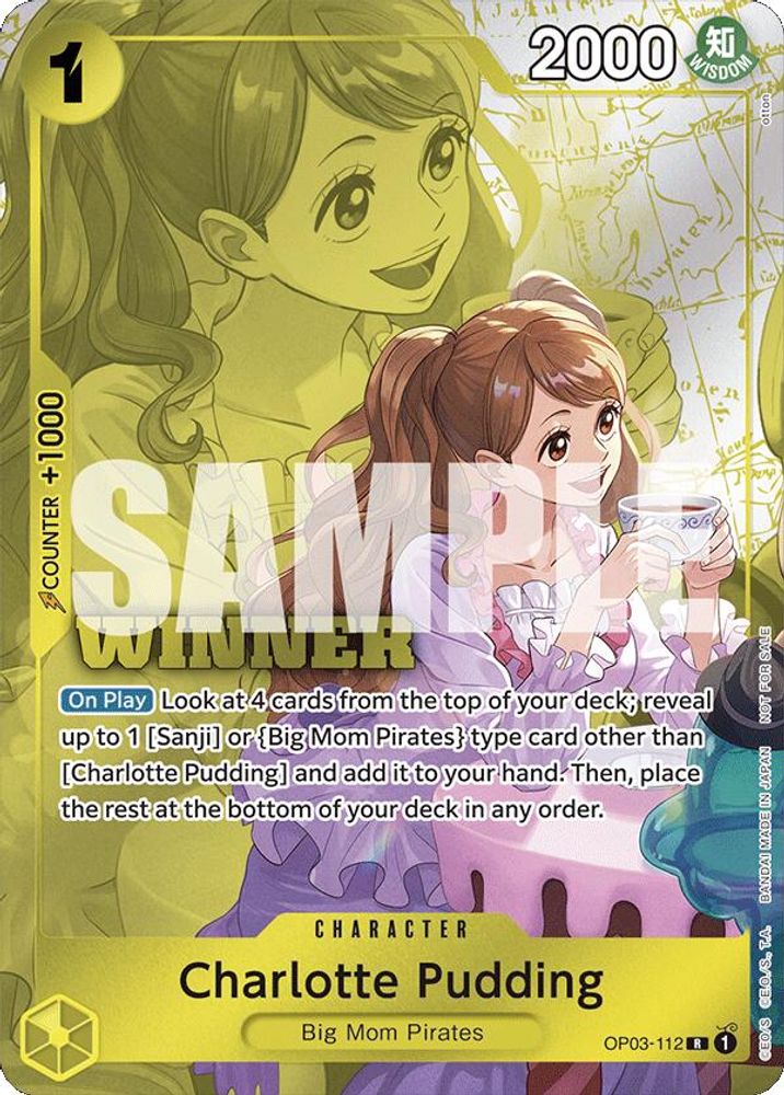 Charlotte Pudding [Winner] OP03-112 One Piece Card Game