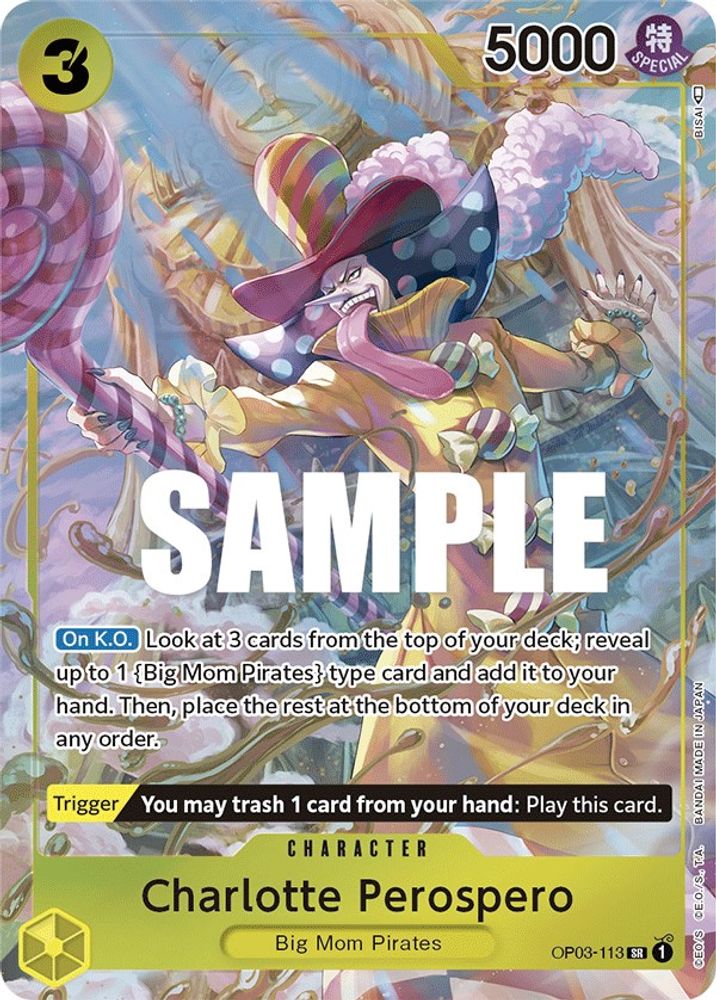 Charlotte Perospero [Alternate Art] OP03-113 One Piece Card Game