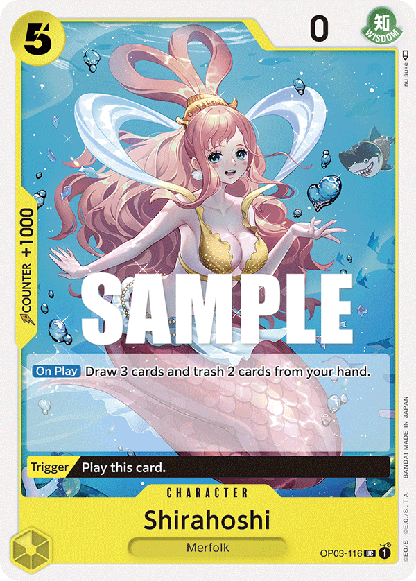 Shirahoshi [Dash Pack] OP03-116 One Piece Card Game