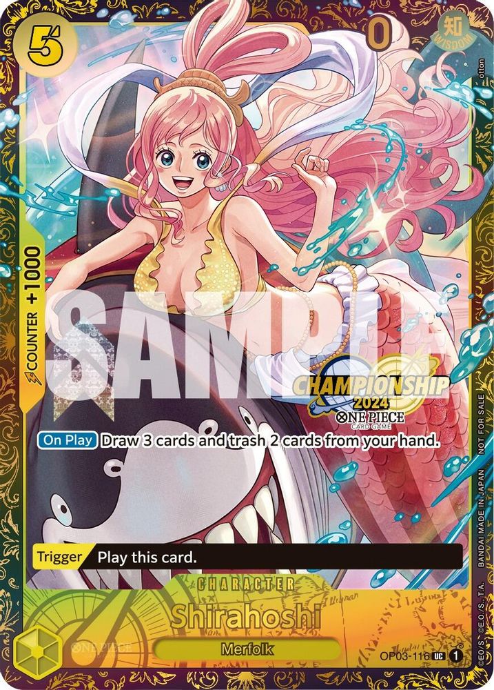 Shirahoshi [Regional Prize] OP03-116 One Piece Card Game