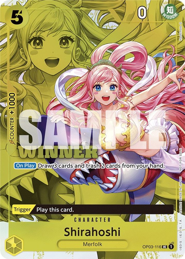 Shirahoshi [Winner] OP03-116 One Piece Card Game